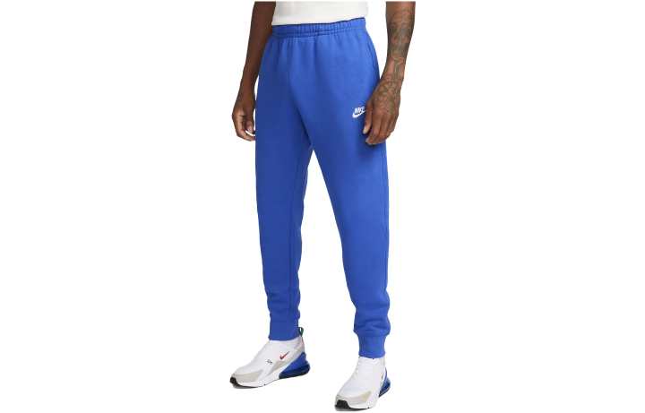 Nike Nike Knitted Sweatpants Men's Blue Moderate Cuffed Pants