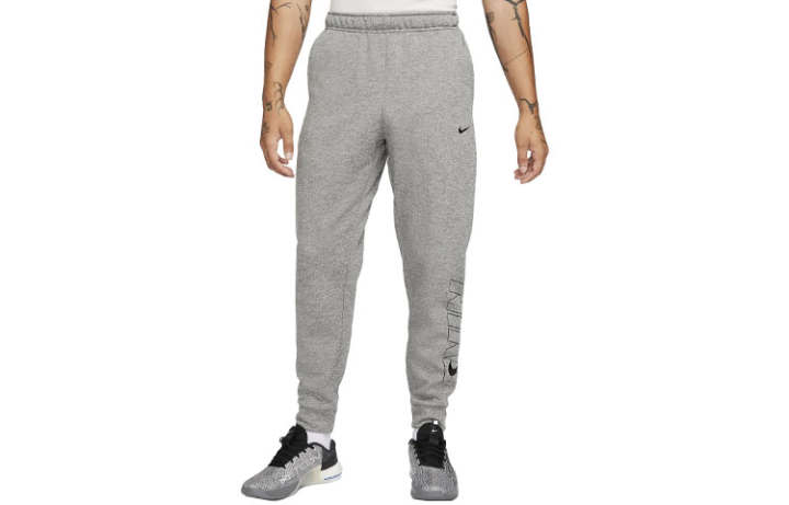 Nike Nike Knitted Sweatpants Men's Dark Gray Moderate Cuffed Pants