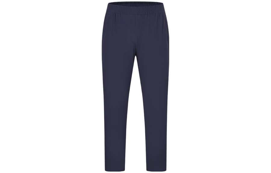 FILA Knitted Sweatpants Men's Royal Blue Moderate Straight Fit Pants