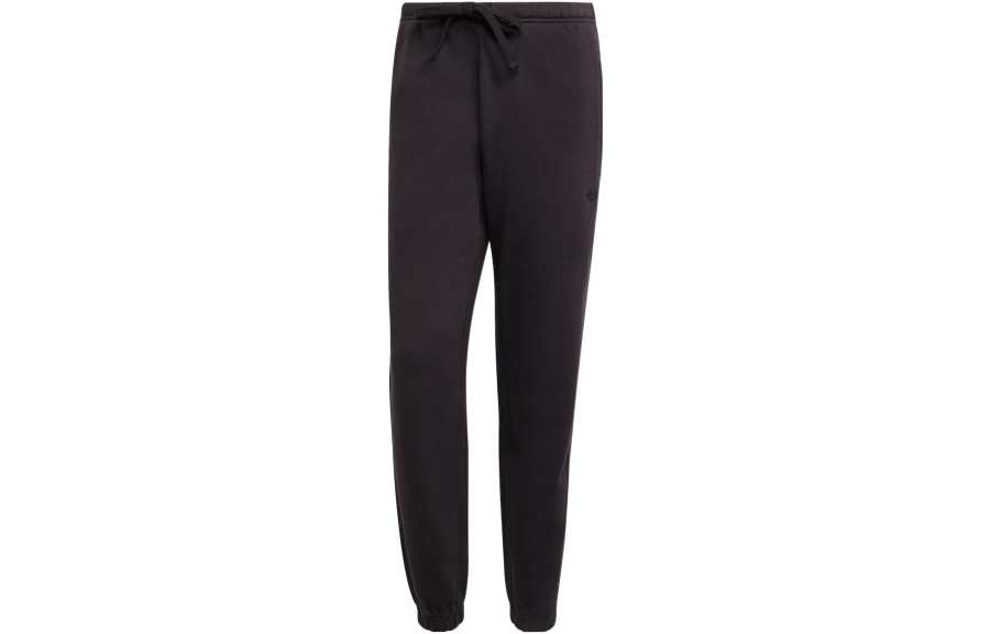 Adidas Originals Blue Version Collection Knitted Sweatpants Men's Black Moderate Cuffed Pants