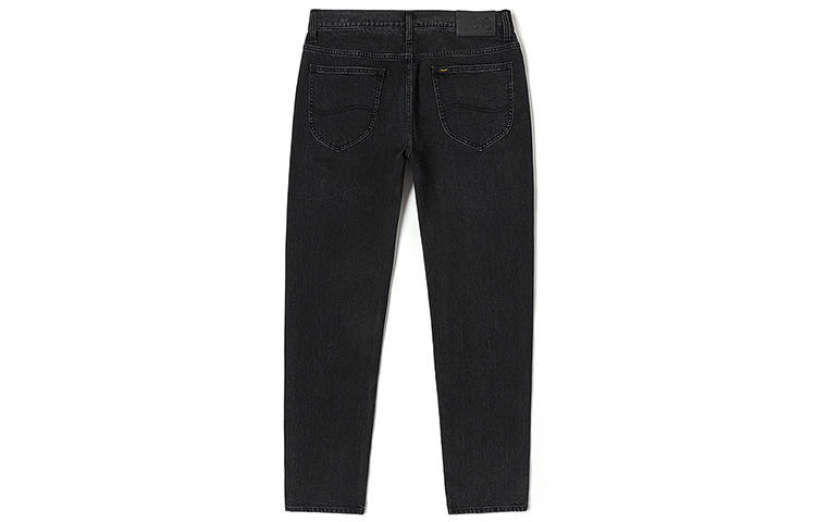 Lee Jeans Men's Black Gray Color Moderate Straight Fit Pants