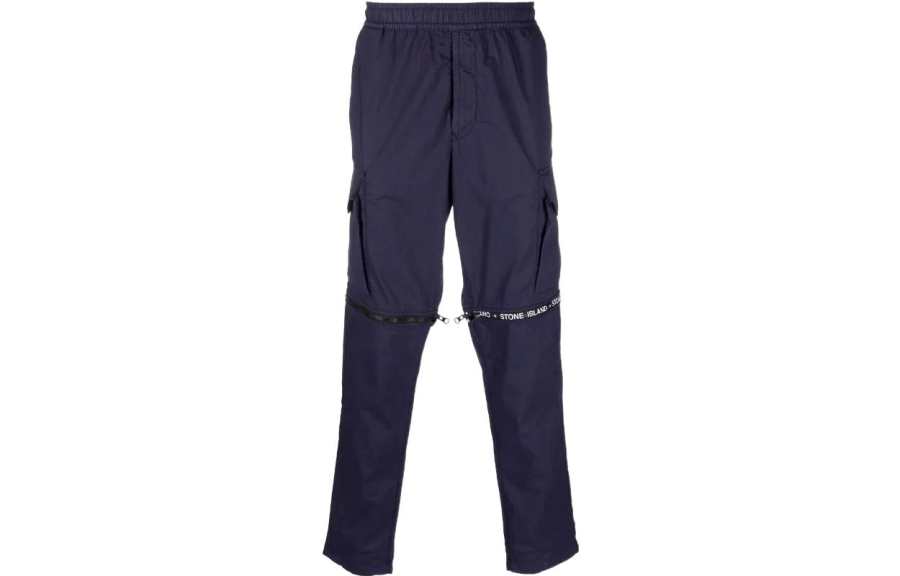 STONE ISLAND SS22 Casual Pants Men's Blue