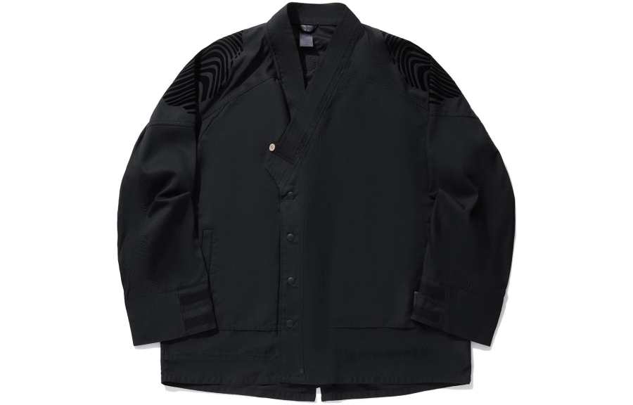 Li-Ning Li Ning x CHENGLONG,LIANMINGKUAN Jackets & Coats Men's Black
