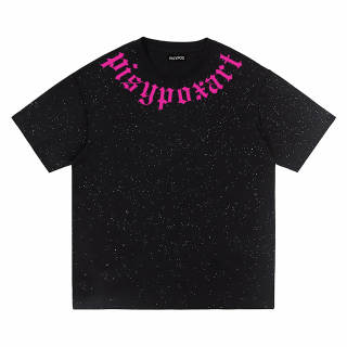 PISYPOX T Shirts Unisex Crew Neck Moderate Heavyweight