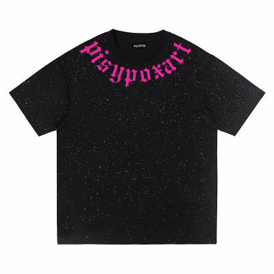 PISYPOX T Shirts Unisex Crew Neck Moderate Heavyweight