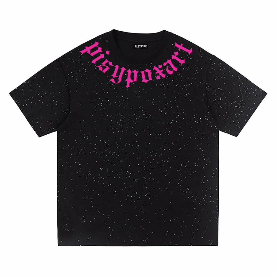 PISYPOX T Shirts Unisex Crew Neck Moderate Heavyweight