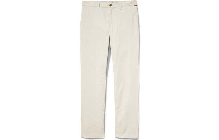 Timberland Casual Pants Men's White Moderate Straight Fit Pants