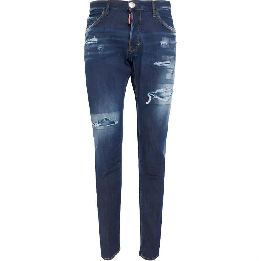 DSQUARED 2 Dsquared2 Straight Leg Distressed Jeans