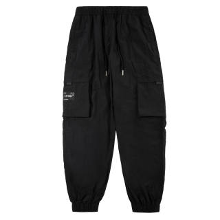 LOMBT Knitted Sweatpants Unisex Moderate Cuffed Pants