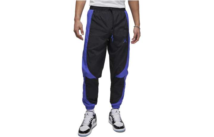 Jordan Jordan Knitted Sweatpants Unisex Blue Black Moderate Cuffed Pants