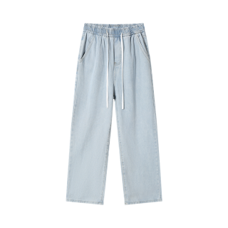 Unite Life HOODS Jeans Unisex Moderate Straight Fit Pants