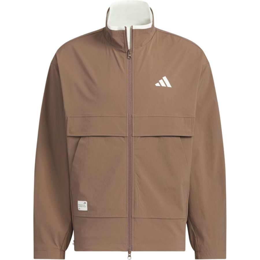Adidas Adidas Woven Jacket Jackets & Coats Men's Stratum Dark Earthy Brown