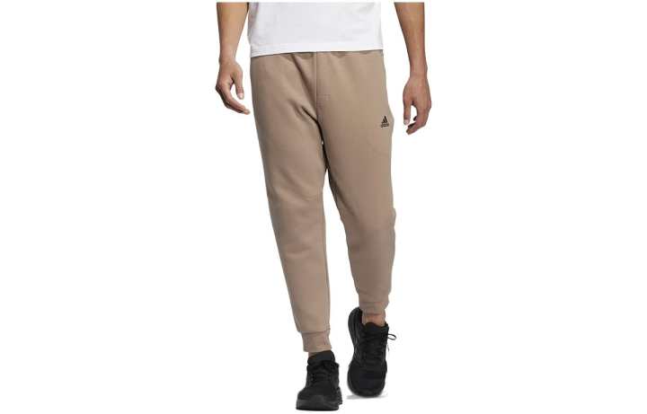 Adidas Adidas Knitted Sweatpants Men's Khaki Moderate Cuffed Pants
