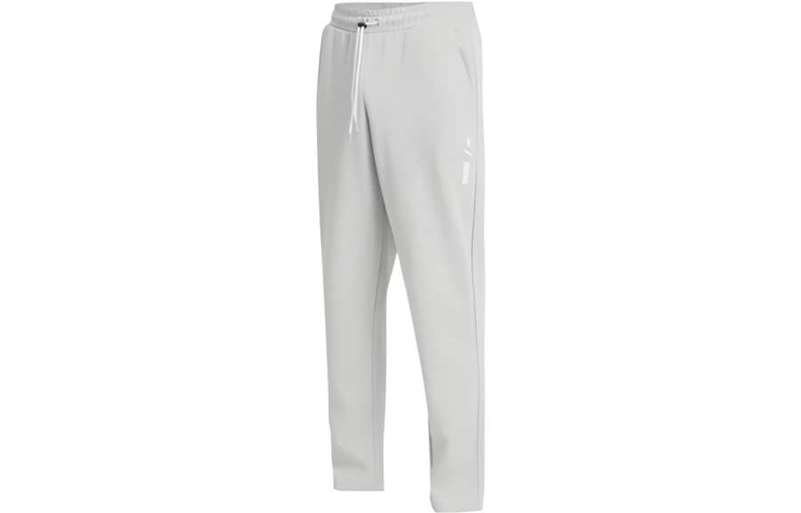 PUMA Casual Pants Men's Gray Moderate Straight Fit Pants