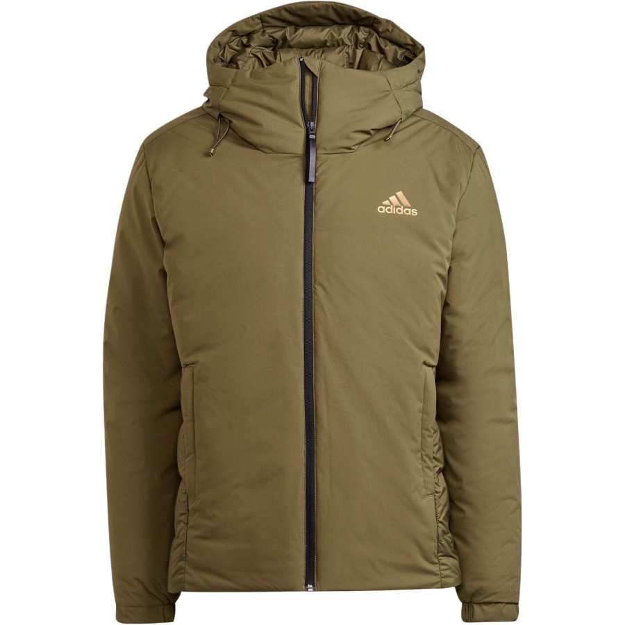 Adidas Adidas Down Jackets Men's Green Hooded Moderate Other
