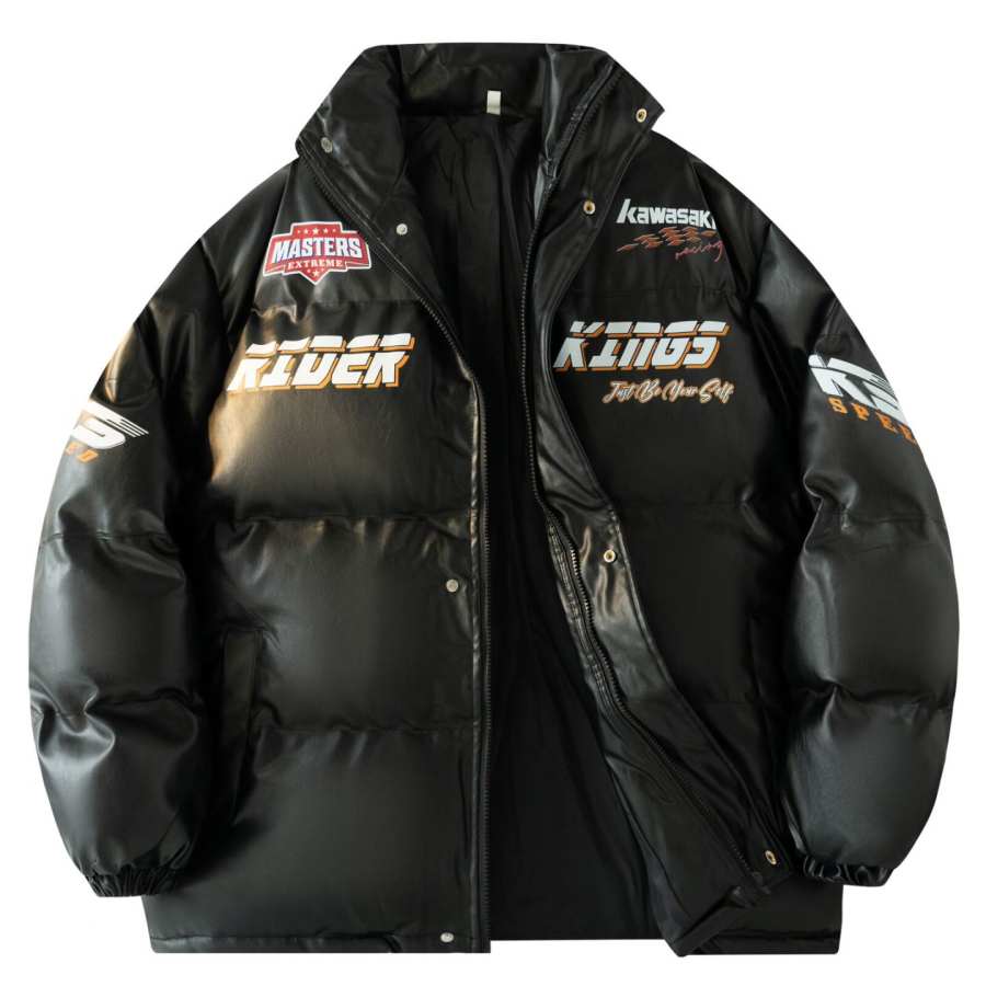 Kawasaki Puffer Jackets Unisex Stand Collar Thickened Other