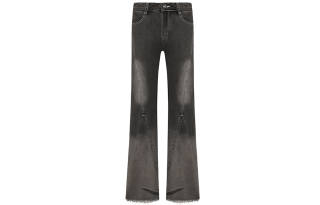 COOLALPACA Jeans Unisex Gray Moderate Flared Pants