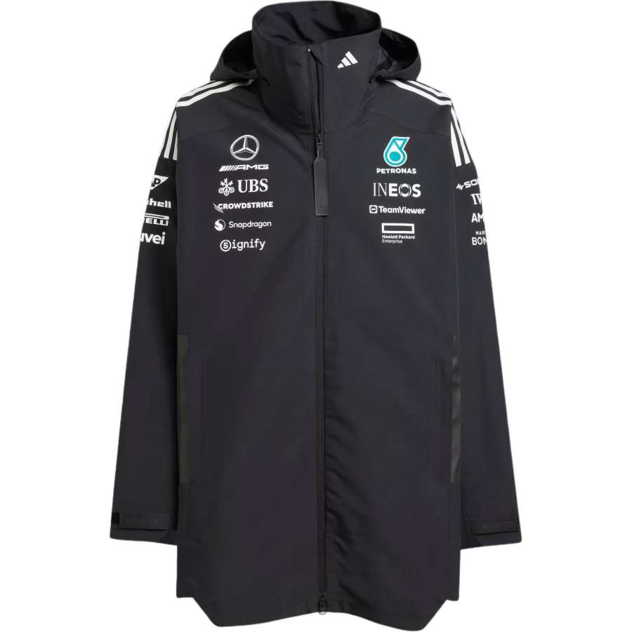 Adidas Adidas x MERCEDES AMG PETRONAS F1 TEAMMYSHELTER Motorsport Jacket Men's Black/White