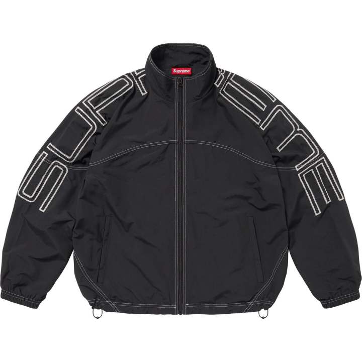 Supreme Supreme Spellout Embroidered Track Jacket SS25