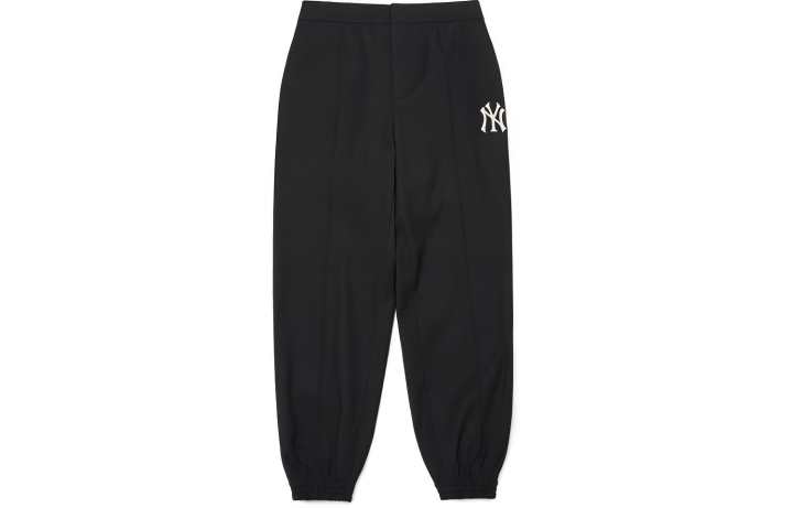 MLB MLB Base Logo Casual Pants Unisex Black Moderate Cuffed Pants