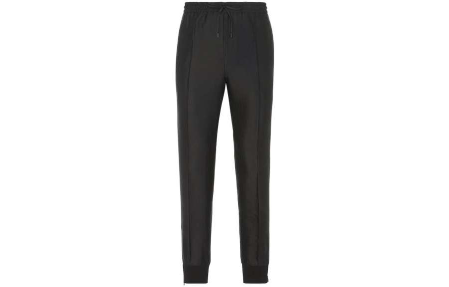 FENDI Casual Pants Men's Black Moderate Straight Fit Pants