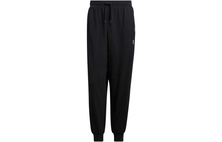 Adidas Adidas Knitted Sweatpants Unisex Black Moderate Cuffed Pants
