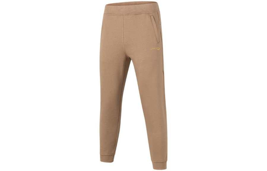 Saucony Knitted Sweatpants Men's Umber Horsehair Moderate Cuffed Pants