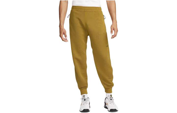 Nike Nike Knitted Sweatpants Men's Earth Yellow Moderate Cuffed Pants