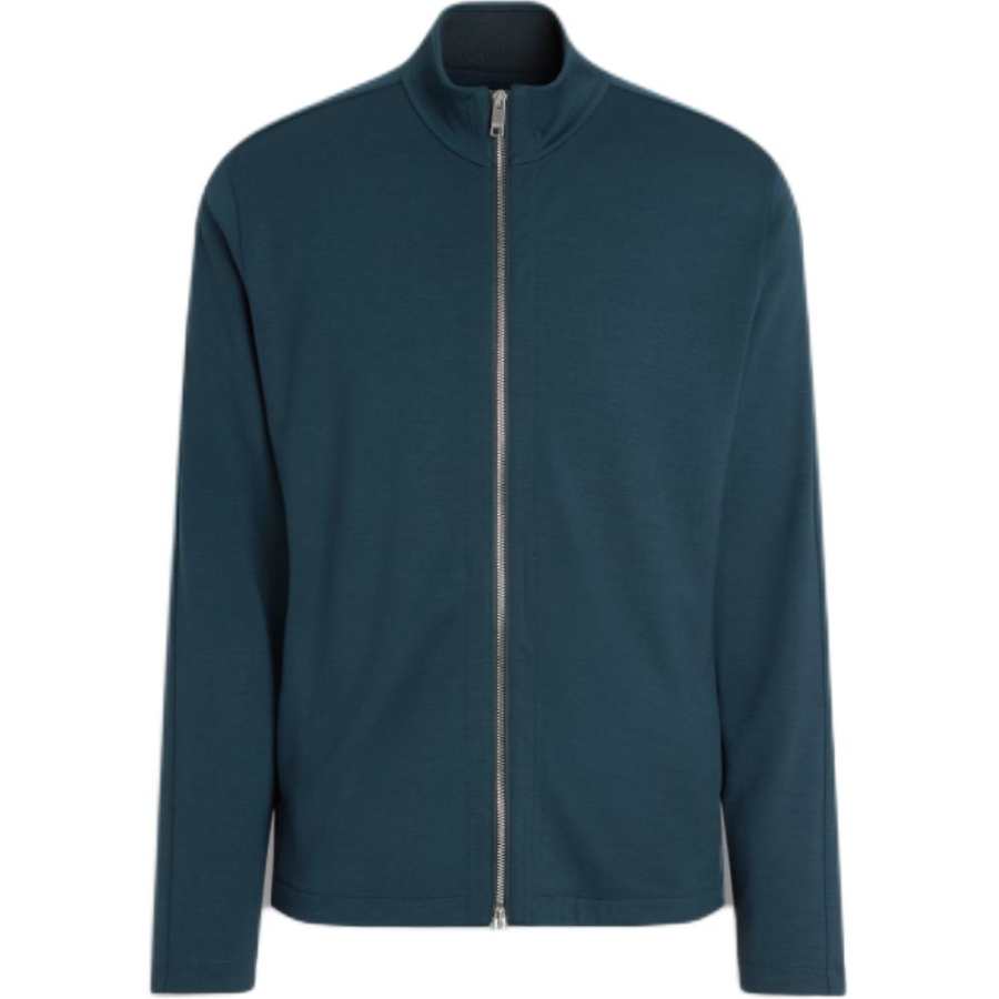 Ermenegildo Zegna SS25 Jackets & Coats Men's Dark Green Blue