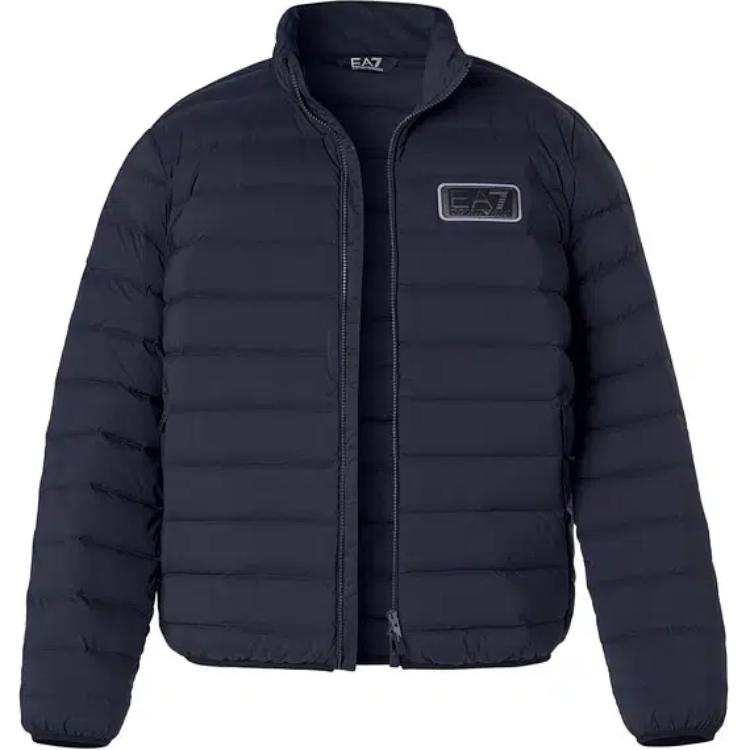 EMPORIO ARMANI EA7 Down Jacket Men's Marine Blue