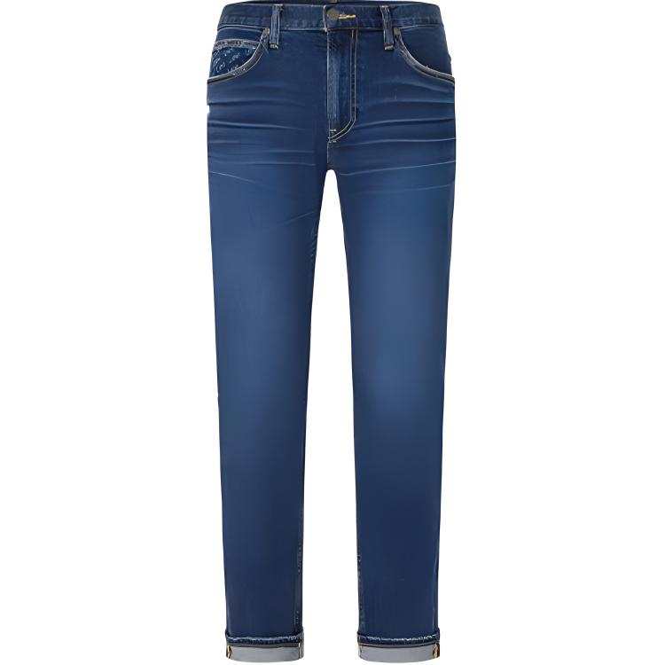 Lee Lee Jeans Men's Blue Moderate Straight Fit Pants