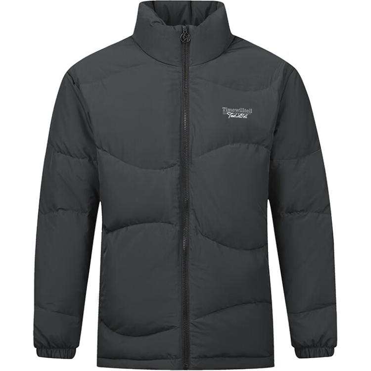 361° 361° Down Jackets Unisex Black Stand Collar Thickened Other