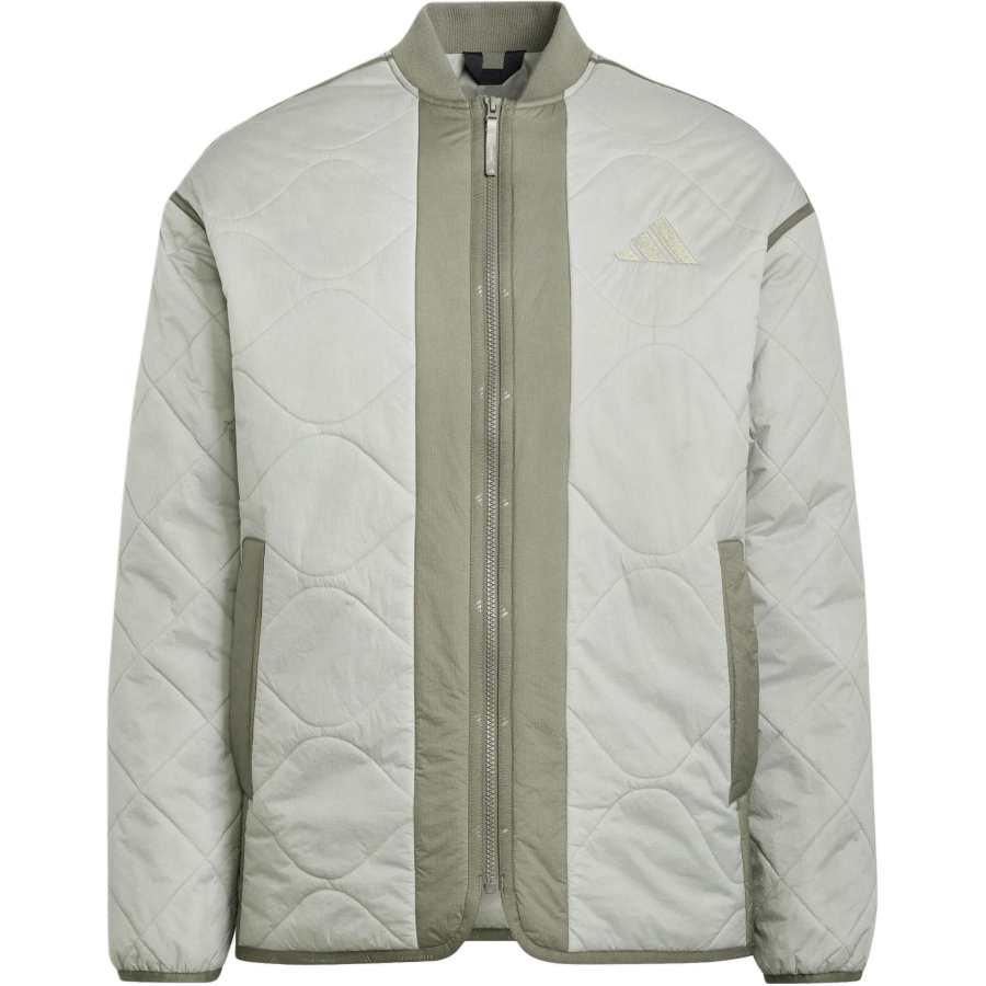 Adidas Adidas LIGHTWEIGHT PADDED Puffer Jacket Men's Gray Green