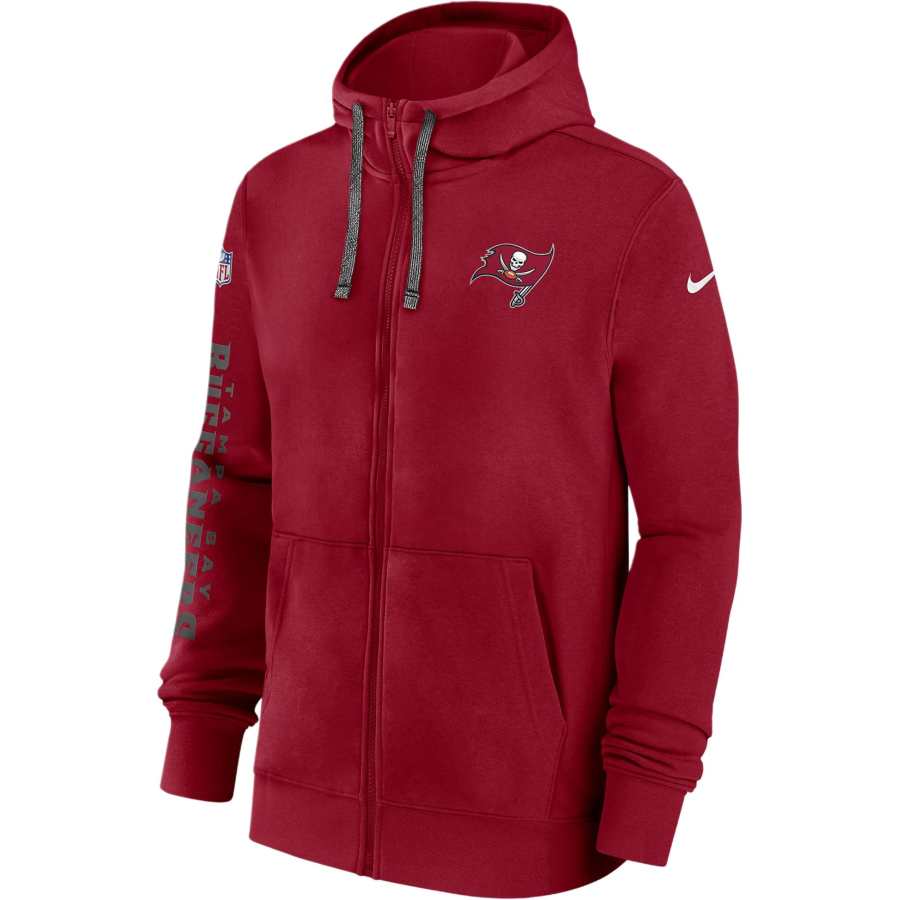 Nike Nike Tampa Bay Buccaneers Sideline Team Issue Club Men's Nike Full Zip Hoodie