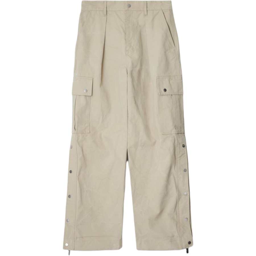 Burberry wide-leg cotton cargo trousers
