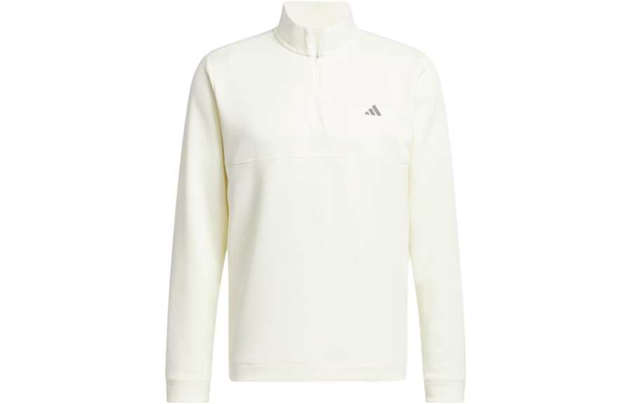 Adidas Adidas Ultimate365 Textured Quarter Zip Top Jackets & Coats Men's White