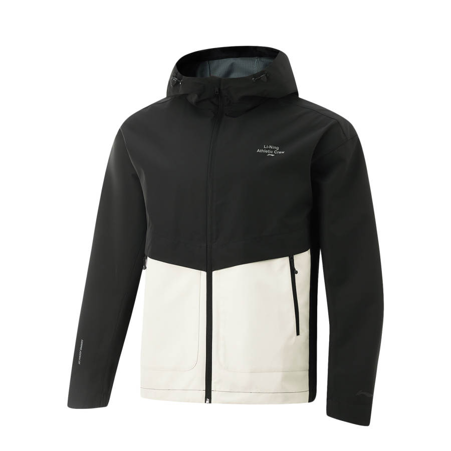 Li-Ning Li Ning Fitness Series Jackets & Coats Men's Black/Rock White Gray