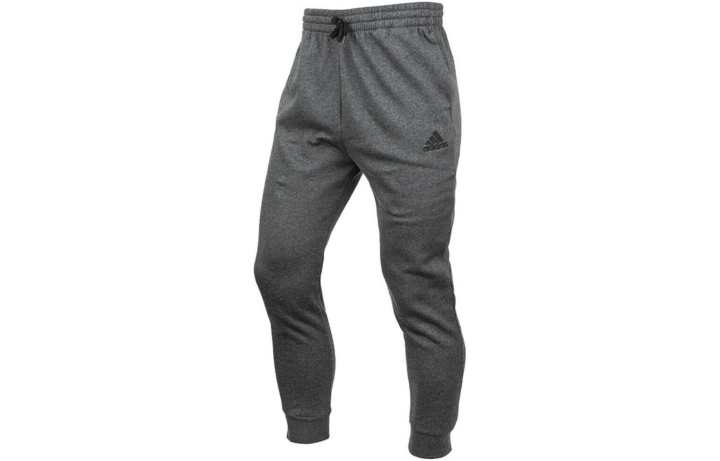 Adidas Adidas Knitted Sweatpants Men's Gray Moderate Cuffed Pants
