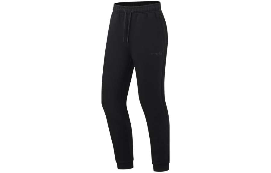 Li-Ning Li Ning Fitness Series Knitted Sweatpants Men's Black Moderate Cuffed Pants