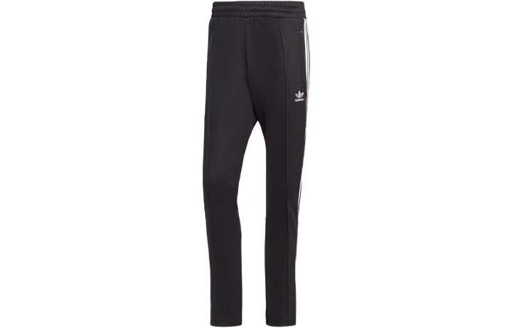 Adidas Adidas Knitted Sweatpants Men's Black Moderate Straight Fit Pants
