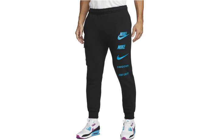 Nike Nike Knitted Sweatpants Men's Black Moderate Cuffed Pants