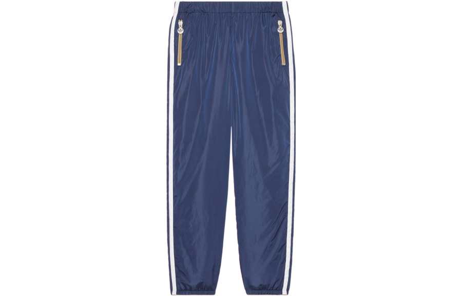 GUCCI x Adidas Originals Casual Pants Men's Blue