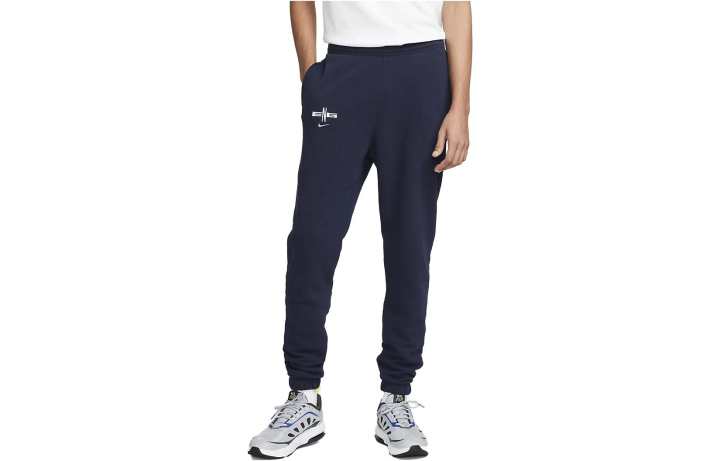 Nike Nike Knitted Sweatpants Men's Navy Blue Moderate Cuffed Pants