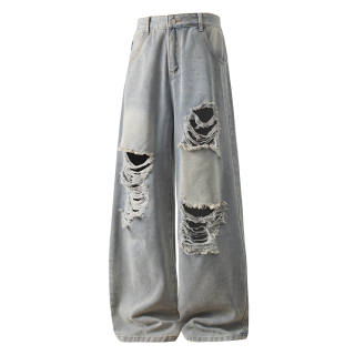 EOOVEN Jeans Unisex Moderate Straight Fit Pants