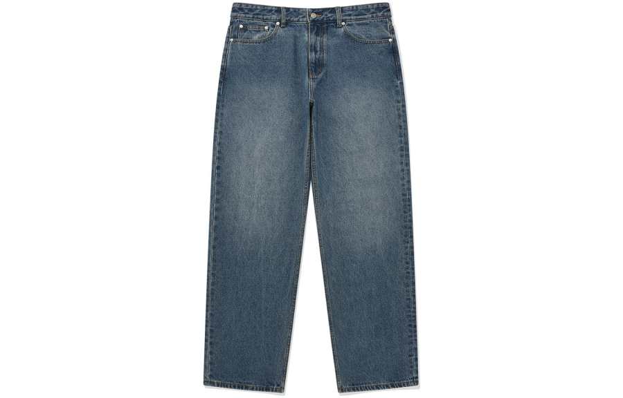 COVERNAT Jeans Unisex Blue Moderate Straight Fit Pants
