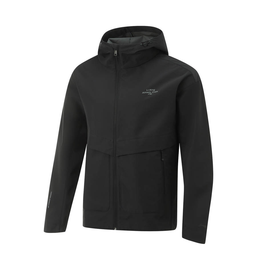 Li-Ning Li Ning Fitness Series Trench Coats Men's Black Moderate
