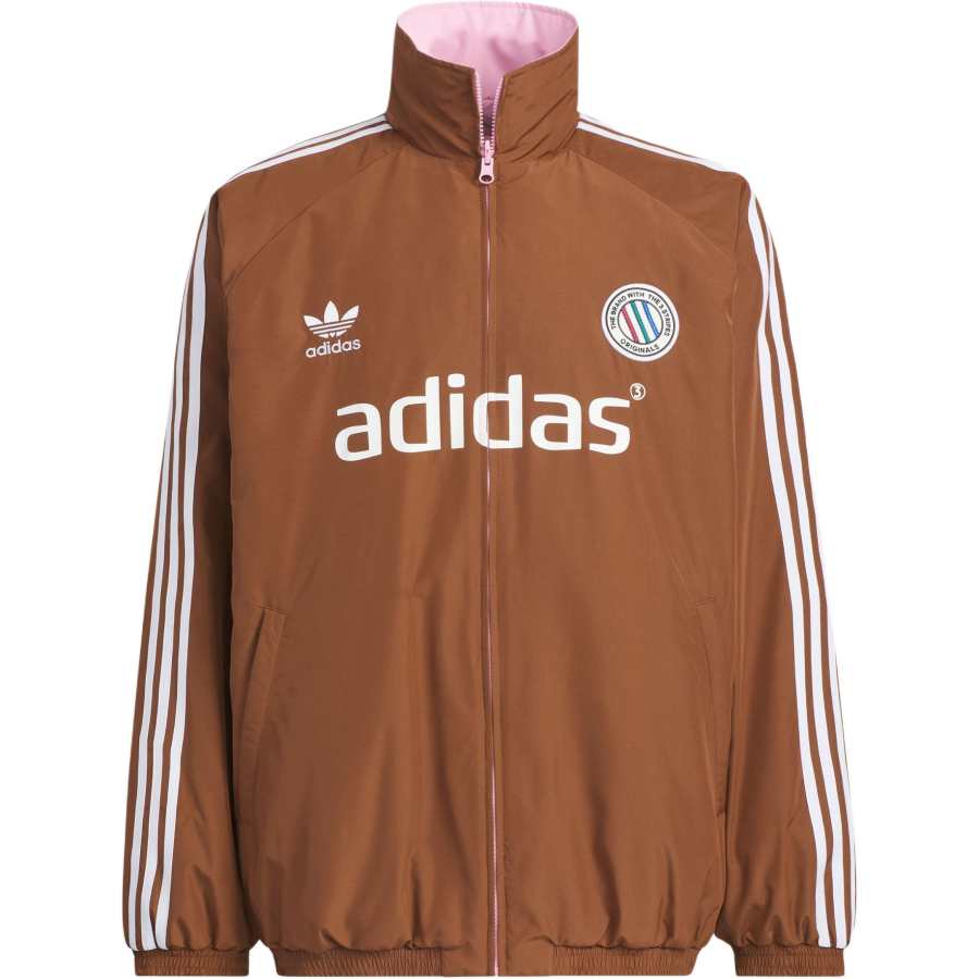 Adidas Originals ADCREV PAD TT Puffer Jacket Men's Dark Brown