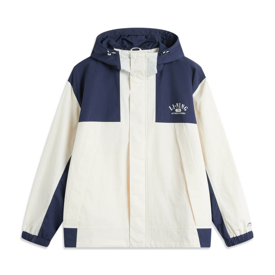 Li-Ning Li Ning Lotus Leaf Trench Coat Unisex Dark Ship Blue/Ecru