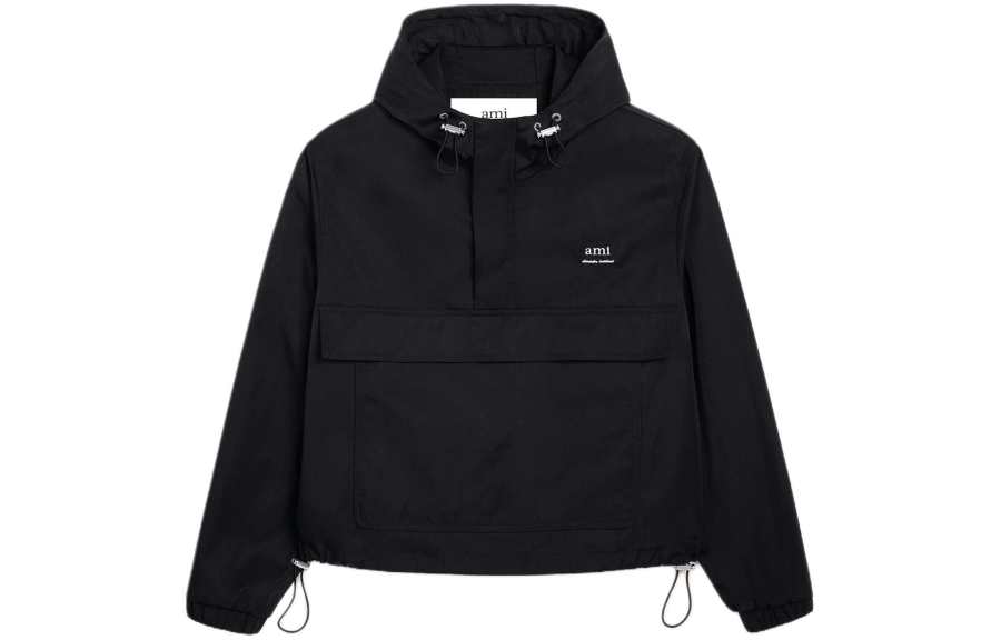 AMIPARIS Ami Logo Lettering Hooded Jacket