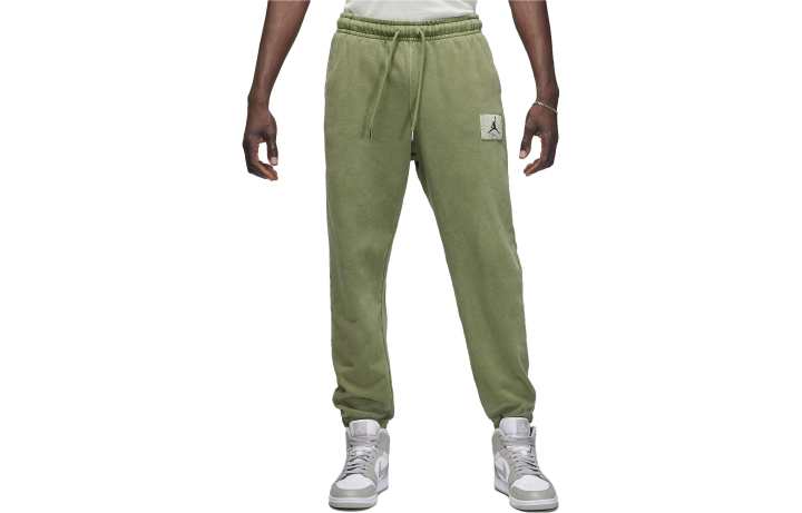Jordan Jordan Knitted Sweatpants Men's Light Olive Moderate Cuffed Pants